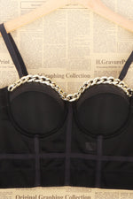 Load image into Gallery viewer, Demi Chain Trim Bustier
