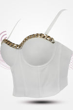 Load image into Gallery viewer, Chain Trim Bustier
