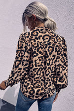 Load image into Gallery viewer, Leopard Printed Button Blouse
