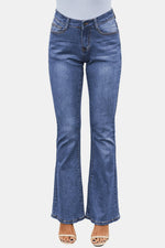 Load image into Gallery viewer, High Rise Flare Skinny Jeans
