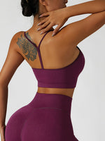 Load image into Gallery viewer, Breathable Racerback Sports Bra
