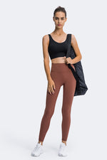 Load image into Gallery viewer, High Rise Ankle Length Yoga Leggings
