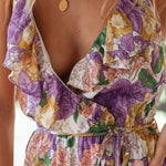 Load image into Gallery viewer, Summer Sleeveless Flower Print Jumpsuit
