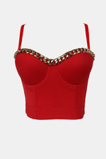 Load image into Gallery viewer, Chain Trim Bustier
