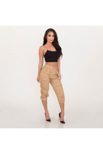 Load image into Gallery viewer, Womens casual cropped pants overalls harem
