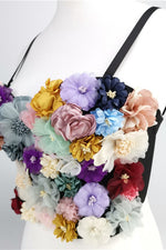 Load image into Gallery viewer, Flower Embellishment Longline Bralette
