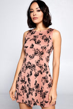 Load image into Gallery viewer, Floral Tank Flare Dress
