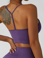 Load image into Gallery viewer, Breathable Racerback Sports Bra

