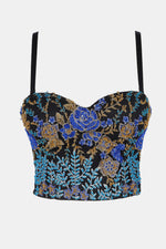 Load image into Gallery viewer, Beaded Floral Bustier
