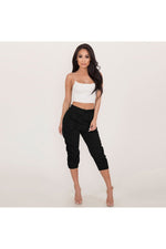 Load image into Gallery viewer, Womens casual cropped pants overalls harem
