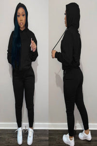 Women's Two Piece Tops Bodycon Long Pants Winter