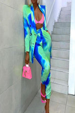 Load image into Gallery viewer, Women&#39;s Set Long Sleeve Blazer Pants Suit Office Lady Two Piece
