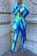 Load image into Gallery viewer, Women&#39;s Set Long Sleeve Blazer Pants Suit Office Lady Two Piece
