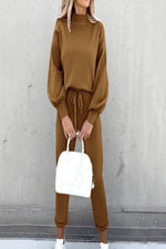 Load image into Gallery viewer, Turtleneck Pullover and Pencil Pants Set
