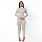 Load image into Gallery viewer, Bodycon Jumpsuit One Piece Outfits Turtleneck
