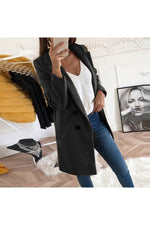 Load image into Gallery viewer, Women Turn-Down Collar Coats Jacket
