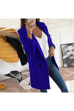 Load image into Gallery viewer, Women Turn-Down Collar Coats Jacket
