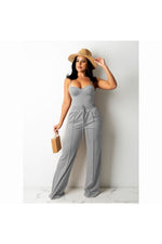 Load image into Gallery viewer, Wide Leg Pants Two Piece Set Summer
