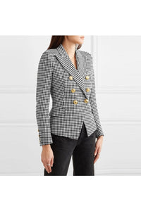 Tweed Jackets Office Houndstooth